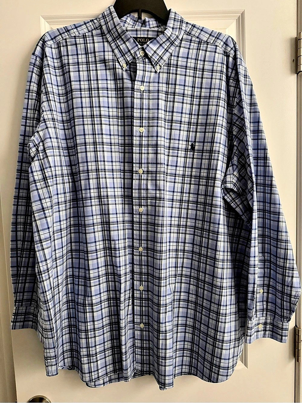 Polo Ralph Lauren Men's Plaid Button-Down Shirt XL Like New